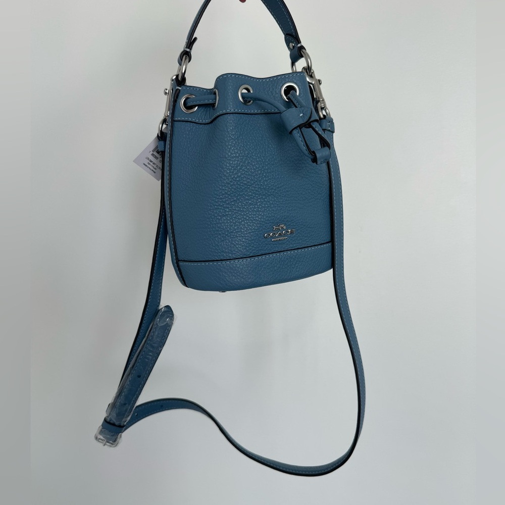 Coach light blue bucket bag
NWT prestine condition
Original price $328 - Picture 2 of 6
